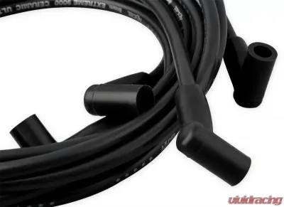 Accel GM SB HEI 86-75 UNDER VLV CVR - BLACK - 9018CK