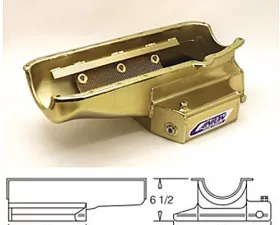 Canton Racing SBC Shallow 12-Inch Long Sump CT Pan