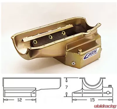 Canton Racing SBC 12-Inch Long Sump CT Pan - 11-120