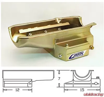 Canton Racing SBC 12-Inch Long Sump CT PAN 1 Piece Seal - 11-120T
