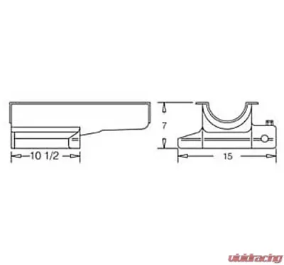 Canton 11-122M Wet Sump Pan 80-85 w/RH Dipstick SBC Canton 11-122M Wet Sump Pan 80-85 w/RH Dipstick SBC