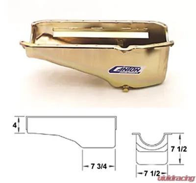 Canton Racing SBC Stock Appearing CT Oil Pan - 11-200