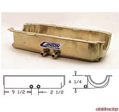 Canton Racing SBC Shallow DS PAN RH Exits - 12-101