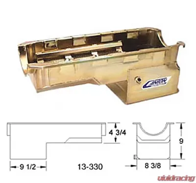 Canton Racing BBC Drag Pan - 13-330