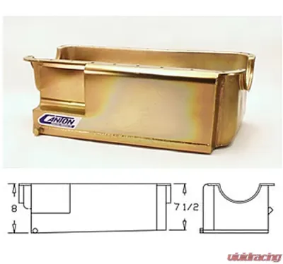 Canton Racing BBF Open Chassis Drag Power Pan - 13-766