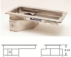 Canton Racing Ford 4.6/5.4 Rear Sump Aluminum Race Baffled Pan