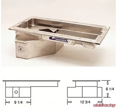 Canton Racing Ford 4.6/5.4 Rear Sump Aluminum Race Baffled Pan - 13-784A
