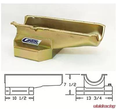 Canton 15-250T Road Race Oil Pan SBC Canton 15-250T Road Race Oil Pan SBC
