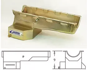 Canton Racing BBC Early Chevelle Street T PAN 1 Piece Seal