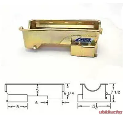 Canton Racing BBF Rear Sump RR T Pan - 15-774