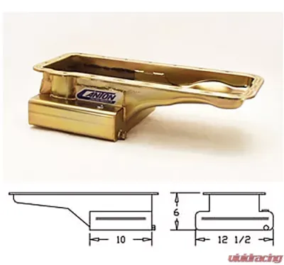 Canton Racing FE High Capacity Front Sump Street T Pan - 15-810