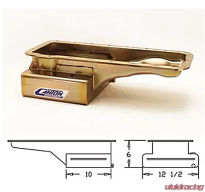 Canton Racing FE Front Sump RR T Pan - 15-820