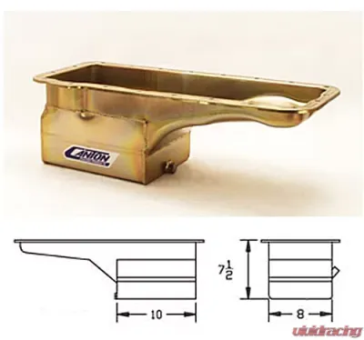 Canton Racing FE Deep Front Sump Street Pan - 15-850