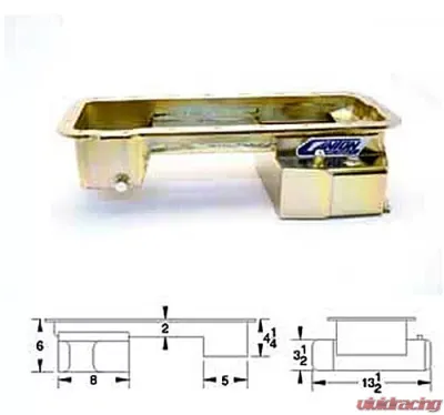 Canton Racing FE Rear Sump Road Race Pan - 15-874