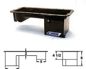 Canton Racing FE Deep Rear Sump Truck Pan