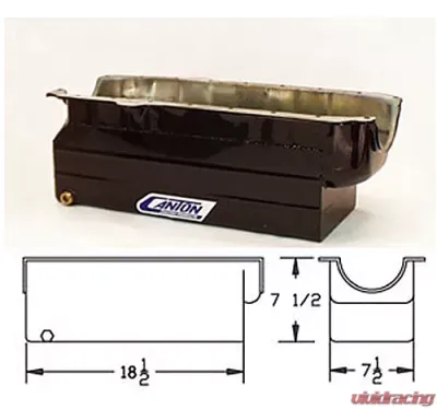 Canton Racing SBC Full Length Sump Marine Pan - 18-100