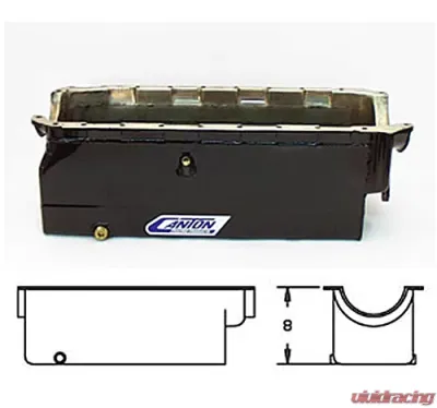 Canton Racing BBC Full Length Sump Marine Pan - 18-300