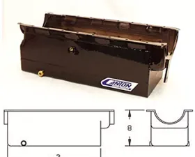 Canton Racing BBC Full Sump Marine PAN 1 Pc Seal