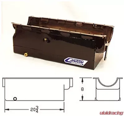 Canton Racing BBC Full Sump Marine PAN 1 Pc Seal - 18-302