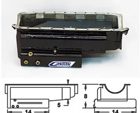 Canton Racing BBC Rear Sump Marine Power Pan
