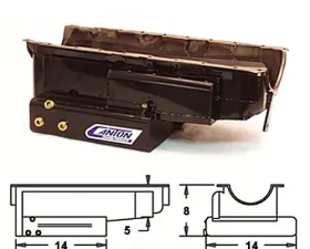 Canton Racing BBC Rear Sump Marine Power PAN 1 Piece Seal