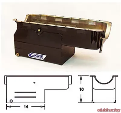 Canton Racing BBC Deep Rear Sump Marine Pan - 18-380