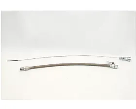 Canton Racing Universal Steel Braided Dipstick Kit 1/4-Inch N.P.T. Fitting