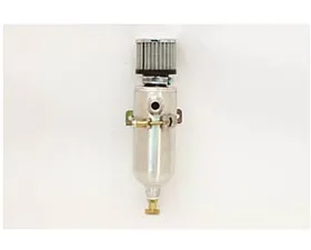 Canton Racing Universal Breather Tank 3/8-Inch Side Port Bottom Petcock