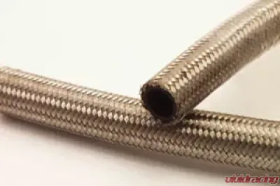 Canton Racing Products -6 An Stainless Braided Hose - 1 Foot - 23-603