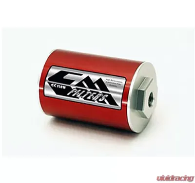 Canton Racing CM -15 GM EFI Inline Fuel Filter Short with 16mm Ports - 25-908