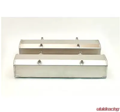 Canton Racing SBC Fabbed Aluminum Valve Covers with Hardware - 65-200