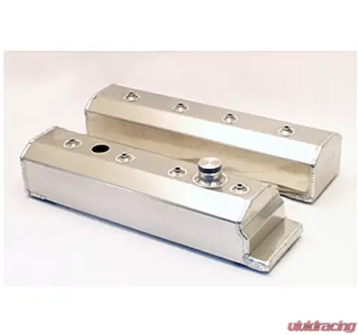 Canton Racing SBC 93-97 F Body Fabbed Aluminum Valve Covers - 65-206
