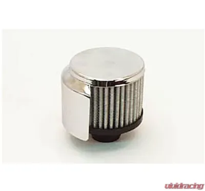 Canton Racing Universal Valve Cover Breathers Push-In Style with Hood - 65-515