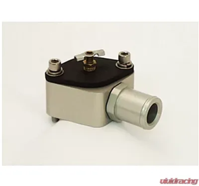 Canton Racing Billet Aluminum Racer Neck with Bleed Top 1.5inch Outlet - 80-015