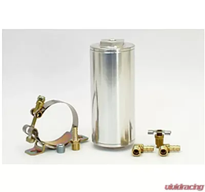 Canton Racing Billet Aluminum Overflow Catch Tank Raw Aluminum - 80-251