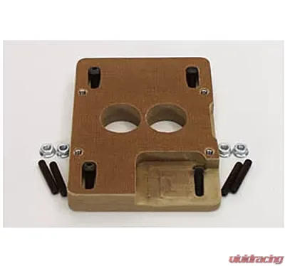 Canton Racing Phenolic Holley 2 BBL to Q-Jet 4BBL Intake Adapter 1-Inch - 85-070