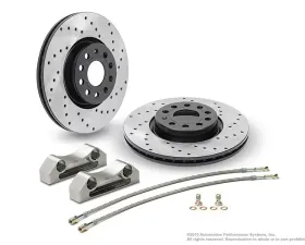 Neuspeed Cross Drilled Brake Rotor 312mm Volkswagen 1999-2005