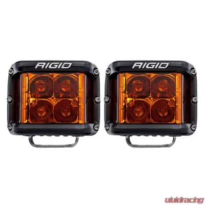 Rigid Industries D-SS Spot w/ Amber PRO Lens (Pair) - 262214