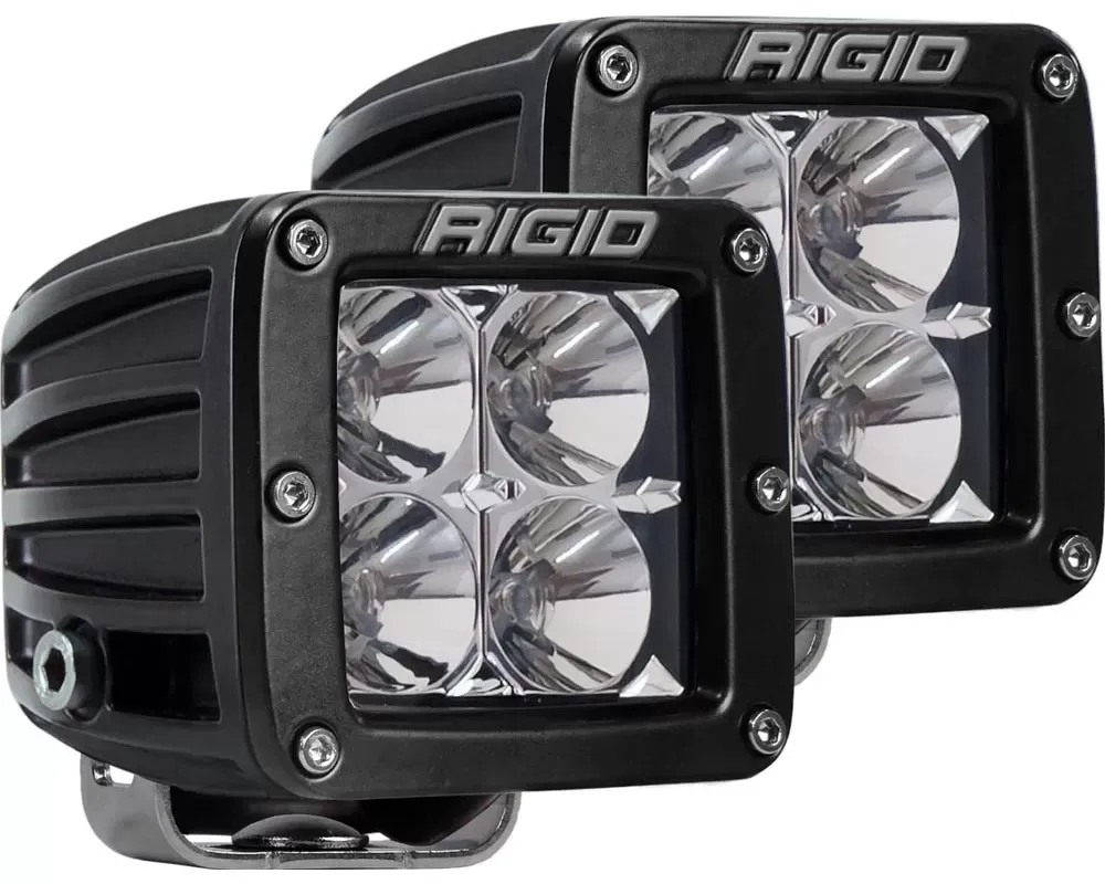 RIGID Industries Flood Surface Mount Black Pair D-Series Pro - 202113