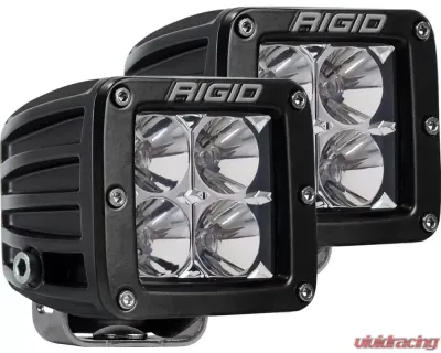 RIGID Industries Flood Surface Mount Black Pair D-Series Pro - 202113