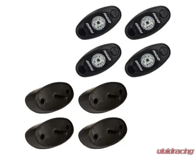 RIGID Industries Rock Light Kit Red Set of 4 Lights A-Series - 400213