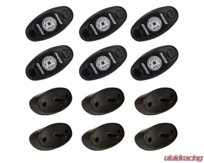 RIGID Industries Rock Light Kit Blue Set of 6 Lights A-Series - 400283