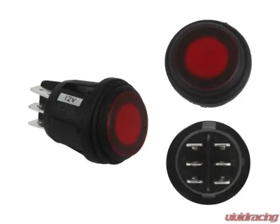 RIGID Industries 3 Position Rocker Switch Red - 40181