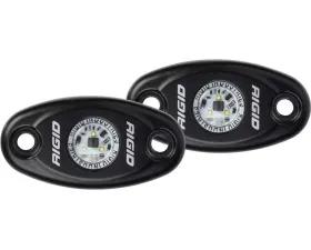 RIGID Industries Low Power Black Housing Cool White Pair A-Series