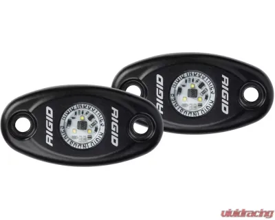 RIGID Industries Low Power Black Housing Cool White Pair A-Series - 482033