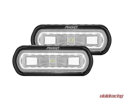 RIGID Industries SR-L Series Off-Road Spreader Pod 3 Wire Surface Mount with White Halo Pair - 53120