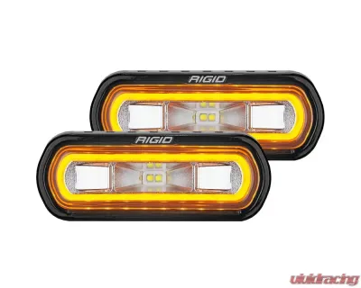 RIGID Industries SR-L Series Off-Road Spreader Pod 3 Wire Surface Mount with Red Halo Pair - 53122