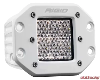 RIGID Industries Hybrid Diffused Flush Mount White Housing D-Series Pro - 611513