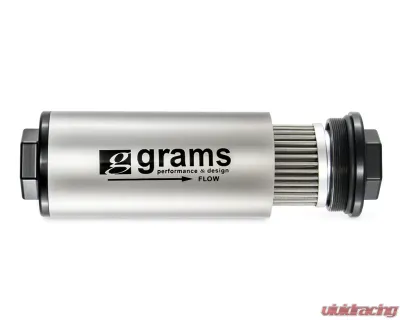 Grams 100 Micron Fuel Filter with AN -8 Fittings - G60-99-0108