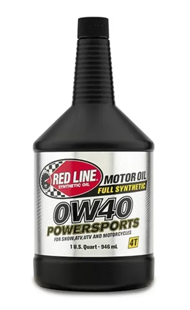 Red Line 0W40 Synthetic Powersports Motor Oil 1 Quart 42204